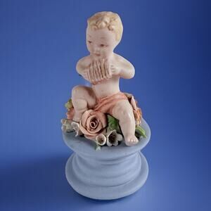 Baby Musician 50's Walker Renaker Original design Porcelain Figurine MCM